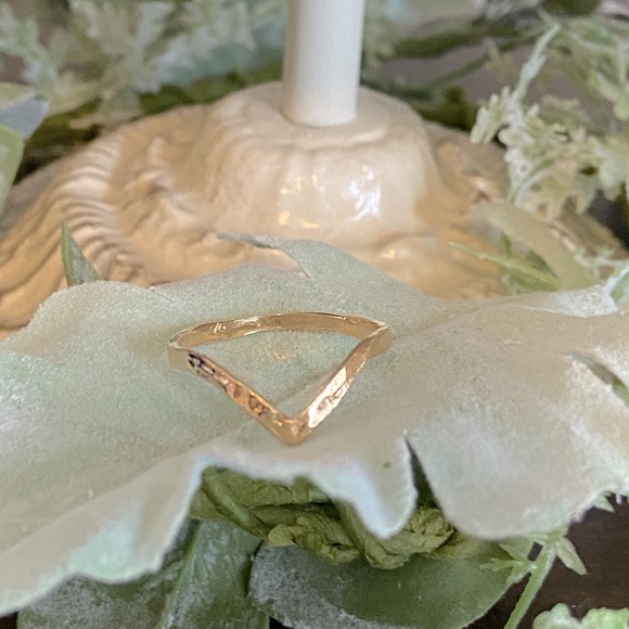 Silpada Jewelry - NIB Silpada Yellow Sterling Silver Cascade Textured Ring